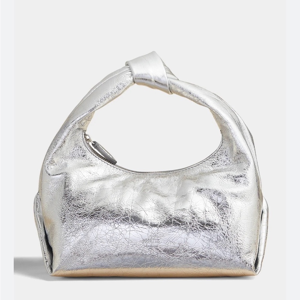 KHAITE Beatrice Small Metallic Hobo Bag